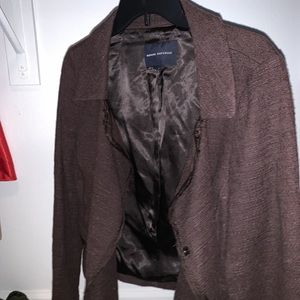 brown blazer
